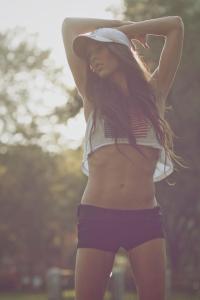 Alison Michelle looking fit & fabulous. Photo by Steve Carty.