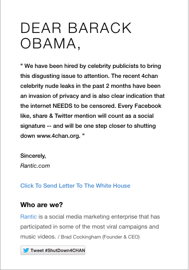 The president is TOTALLY going to read this. Yep. 